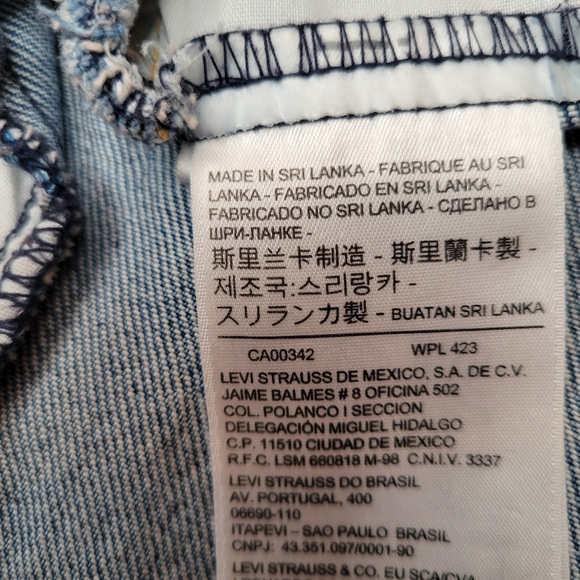 Levi's Women's Jacket Blue Denim Jean Button Up Outdoors Coat ,size Medi… - Picture 7 of 9